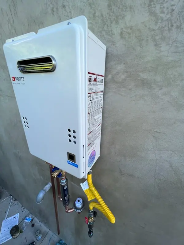 Tankless water heater installation for Essex homes